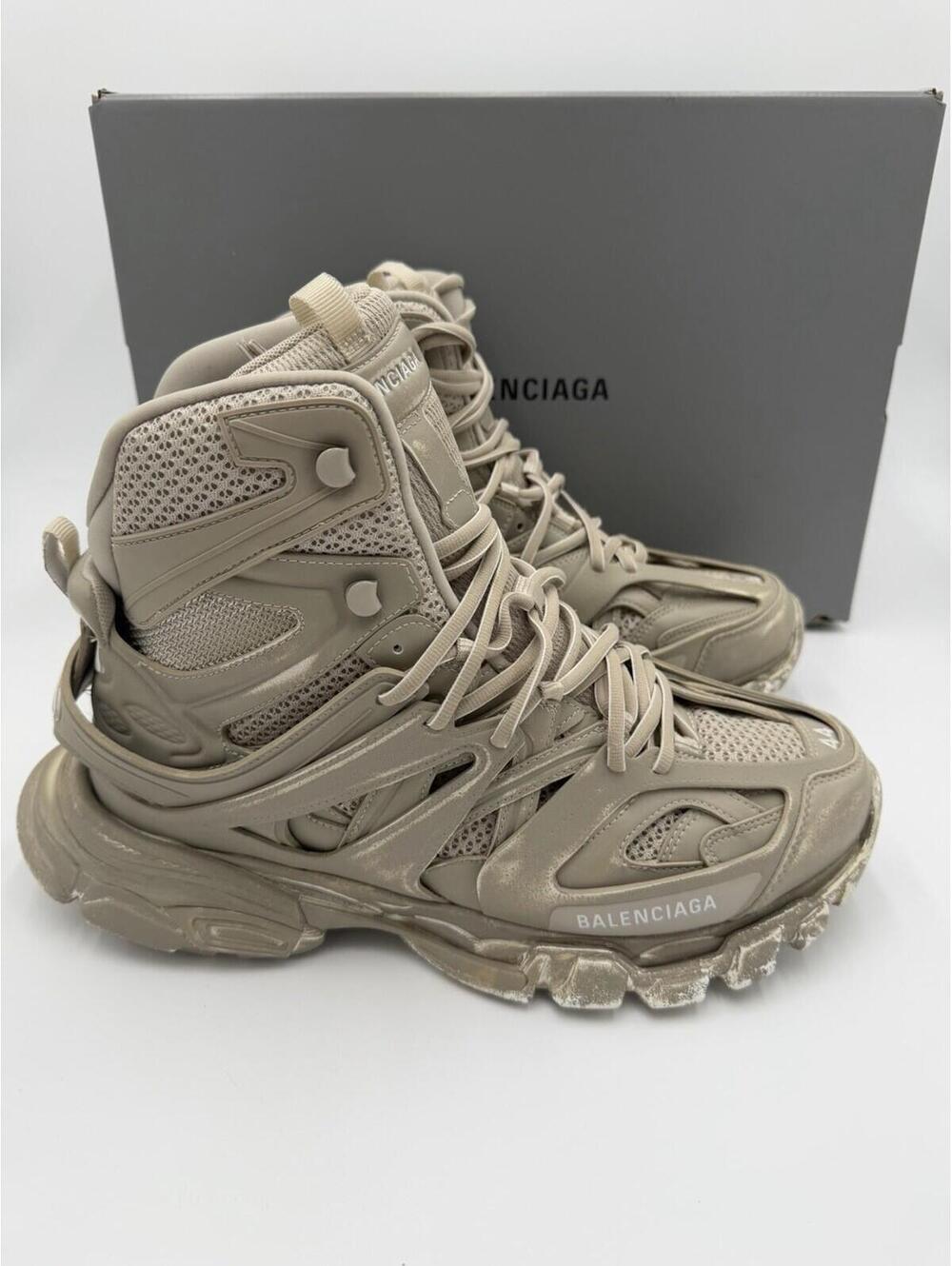 Balenciaga Track Hike Beige Sneakers Mens US 11 EU 44 w Box